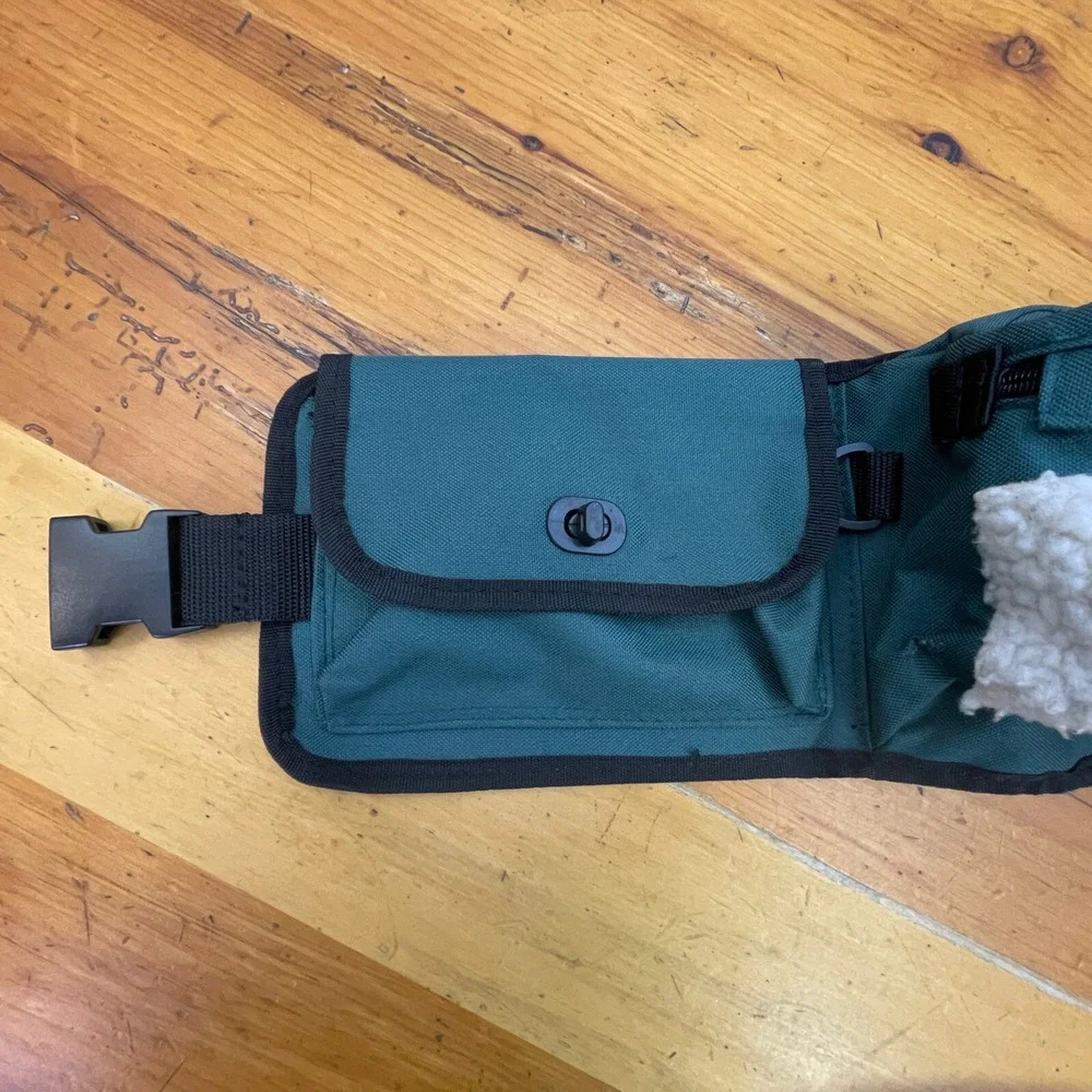 Timber‎ Creek Waist Pack Green Multi-Pocket Hiking Fishing Bag Supply Belt